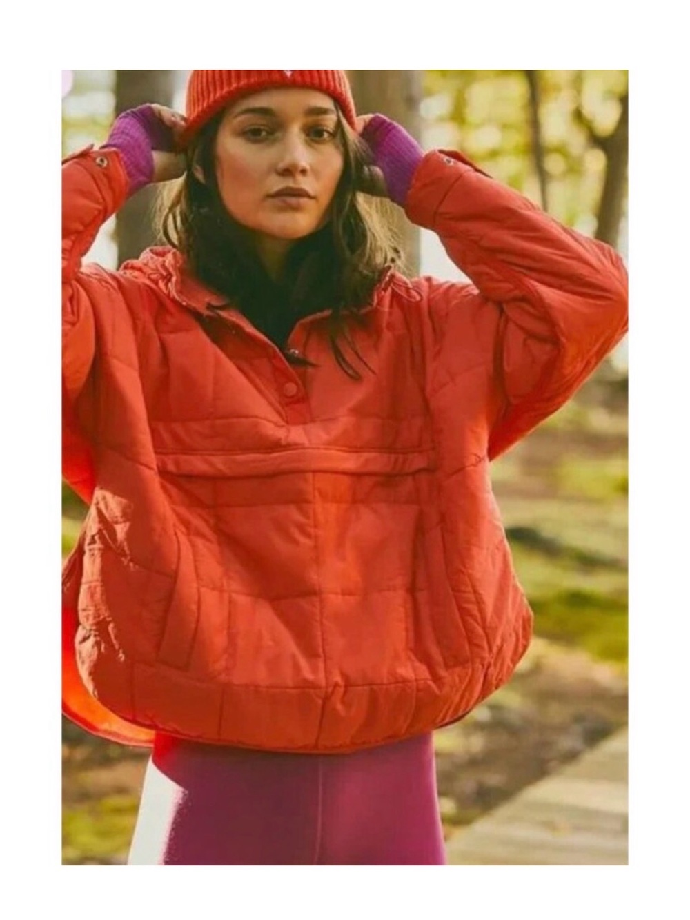 Free People FP Movement Pippa Packable Pullover Puffer Size
Large